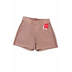 Spanx 20358R 6" Mauve Twill Stretch Shorts NWT Size S